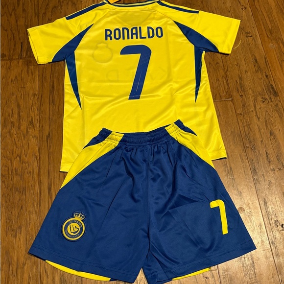 Other - Cristiano Ronaldo Al Nassr Kids Soccer Jersey Kit Youth Sizing  SHIPS TODAY NWT